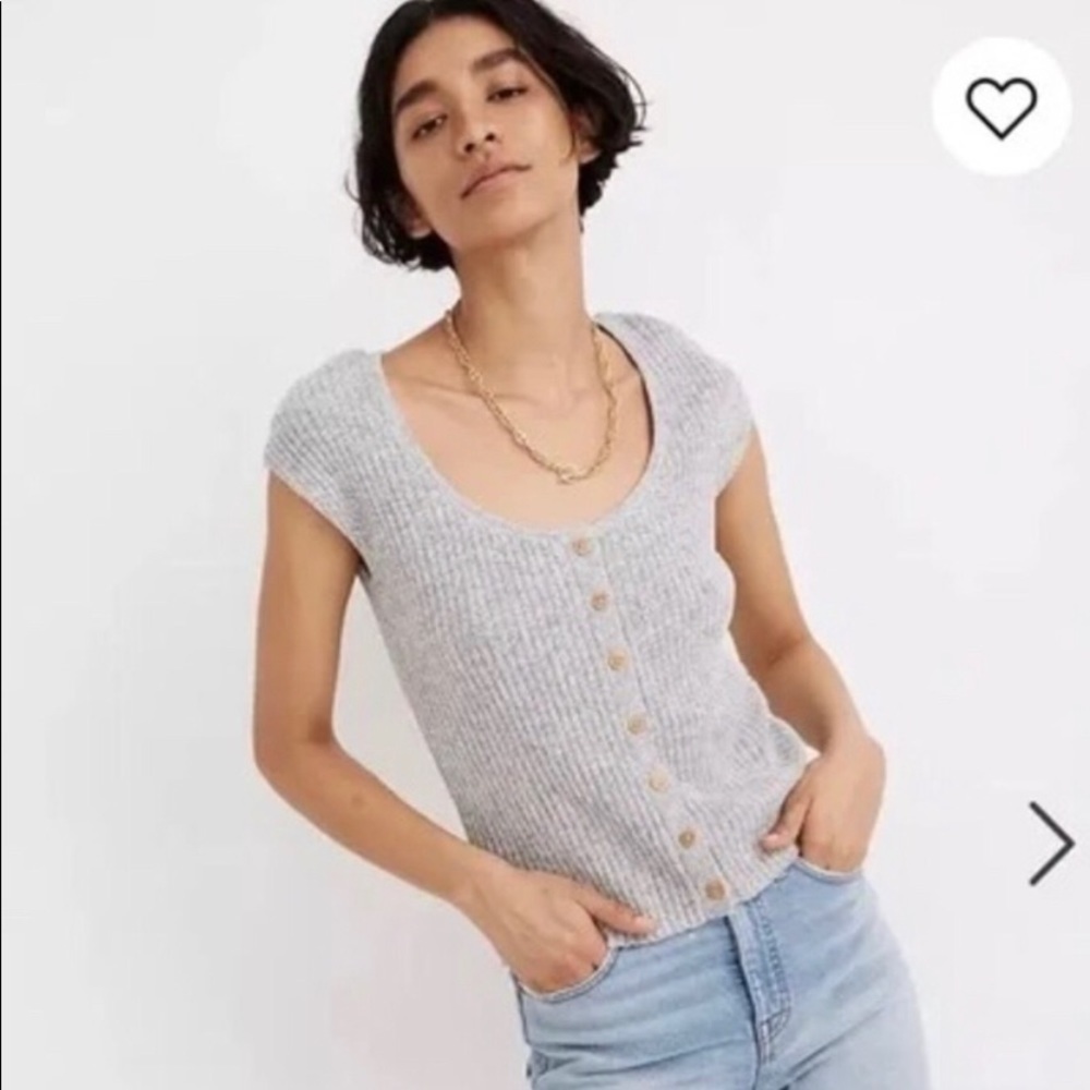 Madewell Marled Sweater Tee​​​​​​​​